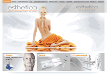 Tablet Screenshot of esthetica.no